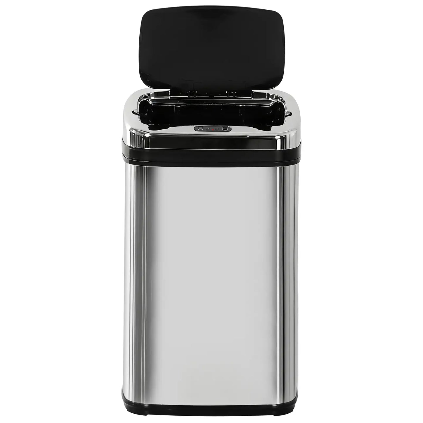 HOMCOM 30L Stainless Steel Motion Sensor Kitchen Bin with Lid - Silver Tone