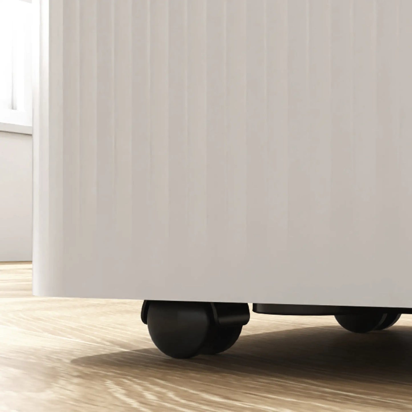 HOMCOM 12L/Day Modern Dehumidifier with Filter - White