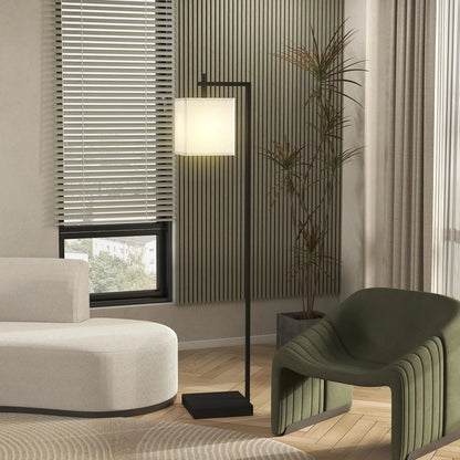 HOMCOM 66" Modern Tall Standing Floor Lamp with Adjustable Colour Temperatures & 10 Brightness Levels, Remote Control