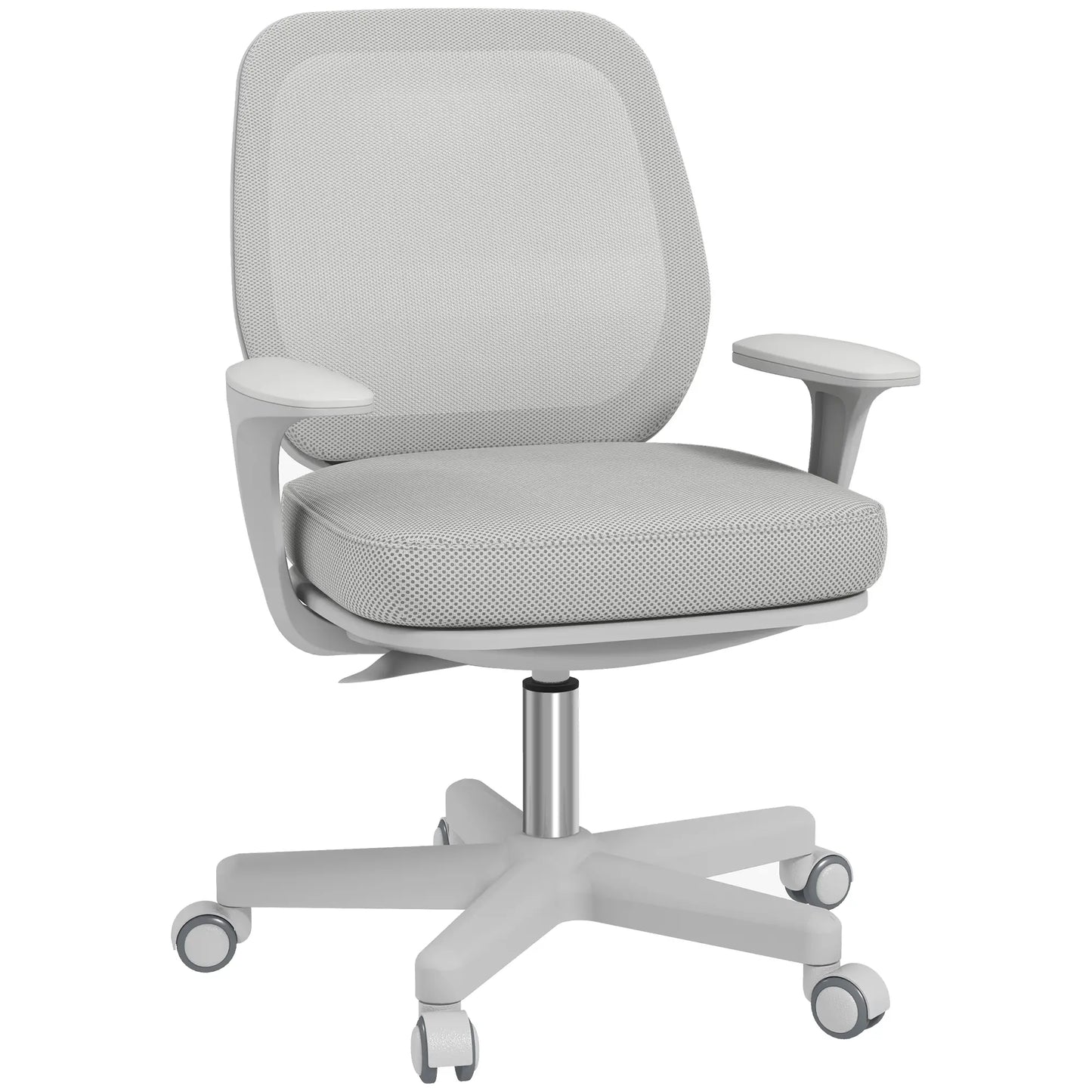 Vinsetto Mesh Back Office Chair with Swivel Seat & Adjustable Height - Grey