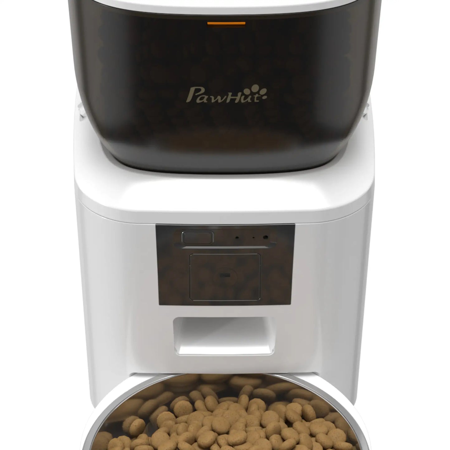 PawHut Automatic Cat Feeder with Camera, 2.4G WiFi, APP Control 4L Pet Feeder 1-10 Meals
