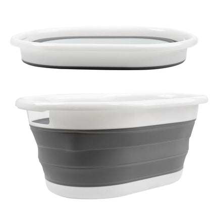 Crystals Collapsible Laundry Basket Foldable Compact Washing Cloth Storage Bin Large