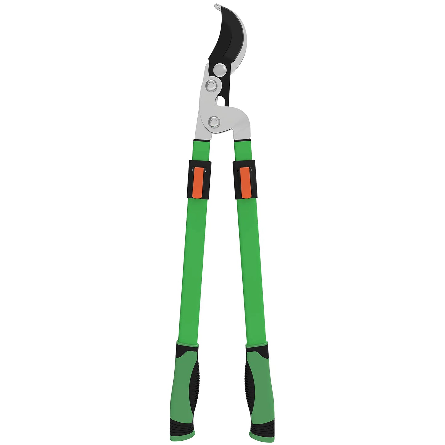Outsunny Telescopic Extendable Garden Loppers, Heavy Duty with Steel Blade and Adjustable Handles, Tree Trimmer