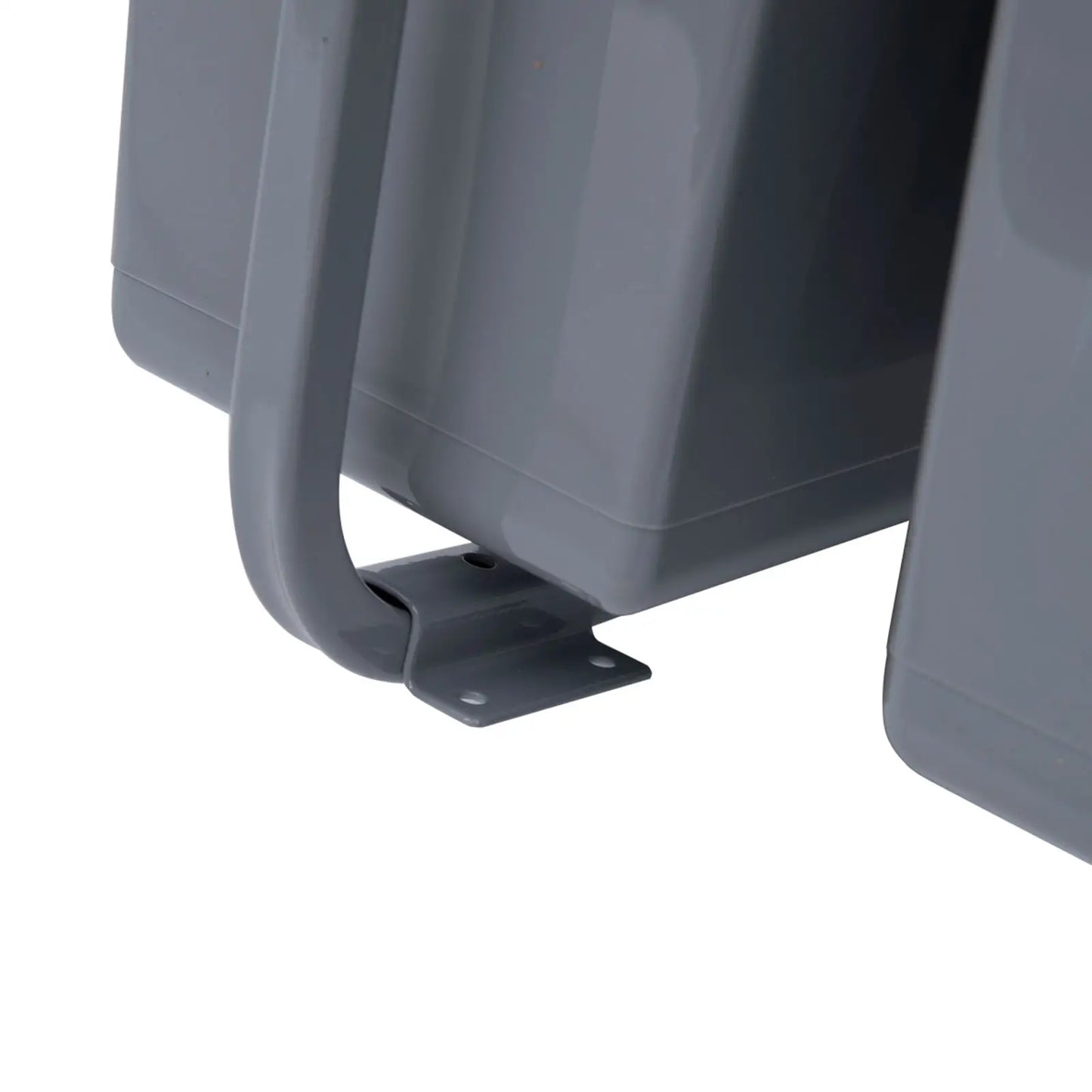 HOMCOM Kitchen Recycle 2 x 20L Waste Bin Pull Out Soft Close Dustbin Recycling Cabinet Trash Can, Grey