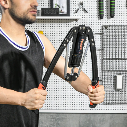 SPORTNOW Twister Arm Exerciser, Adjustable Hydraulic Power Exerciser, Home Chest Expander, Strength Training Fitness Equipment