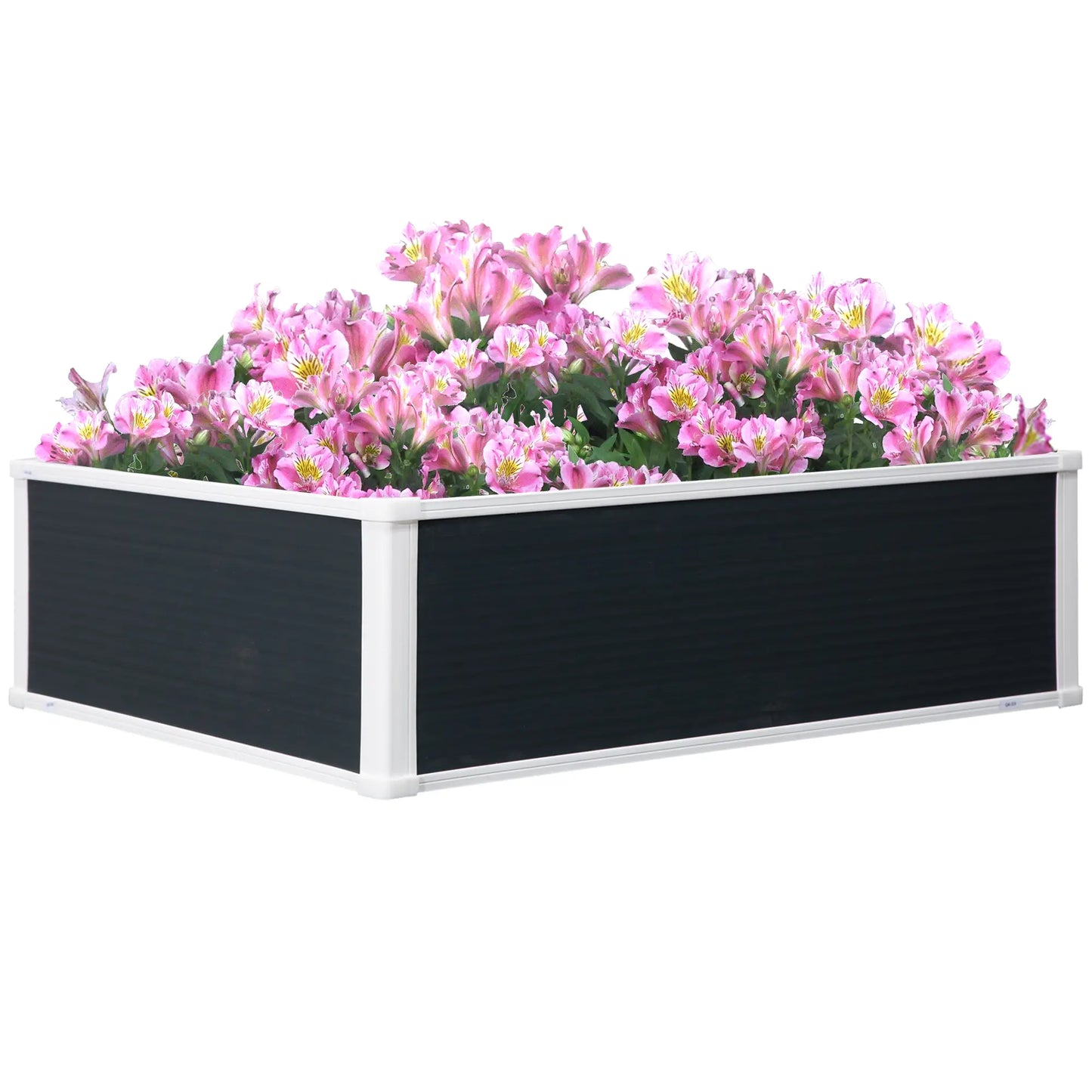 Outsunny 221L Raised Garden Bed, Weather-Resistant PP Planter Box Containers for Outdoor Patio Plant Flower