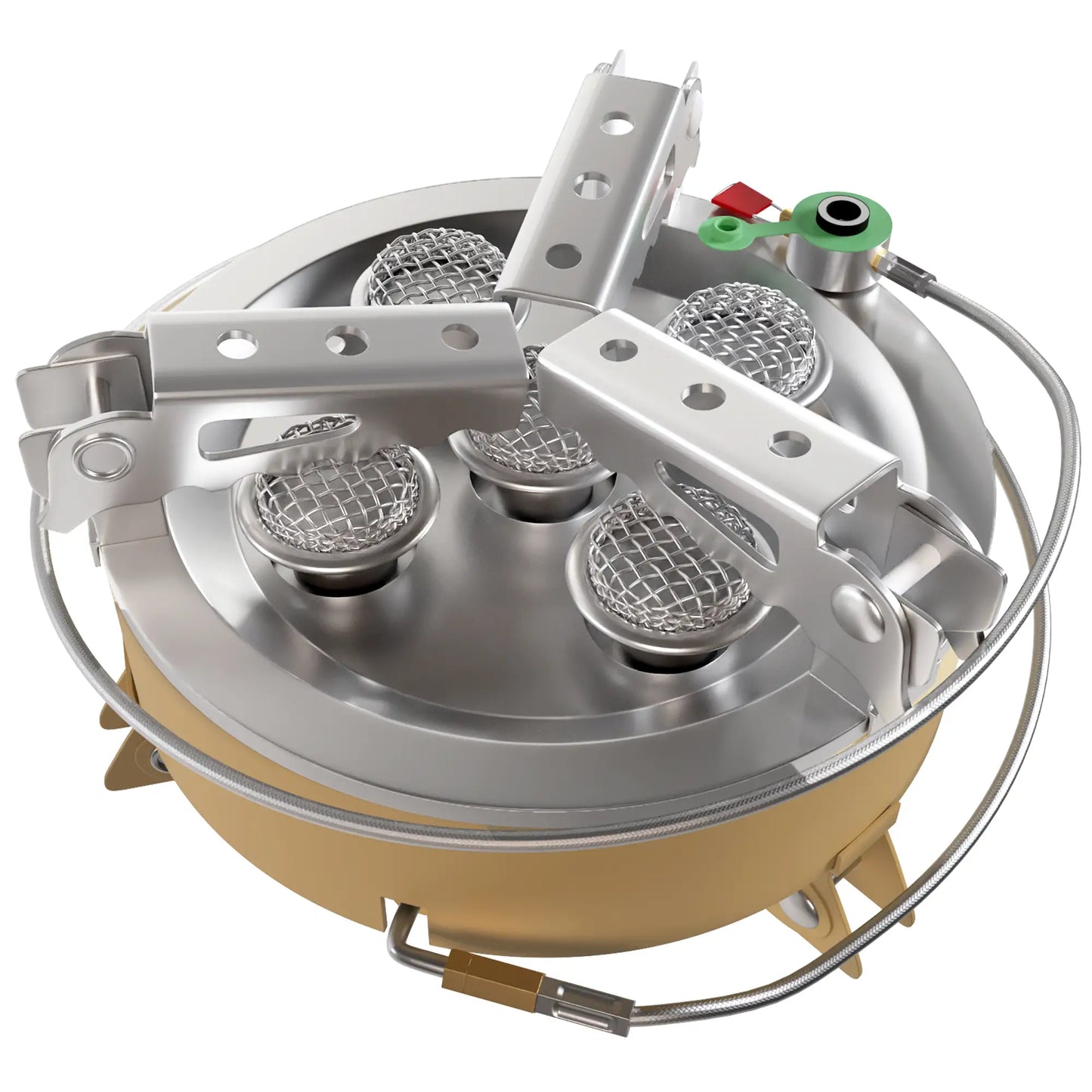 Outsunny 7000W Camping Stove with Piezo Ignition, High Power Gas Stove with 50kg Capacity for Outdoor Hiking