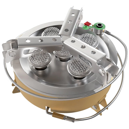 Outsunny 7000W Camping Stove with Piezo Ignition, High Power Gas Stove with 50kg Capacity for Outdoor Hiking