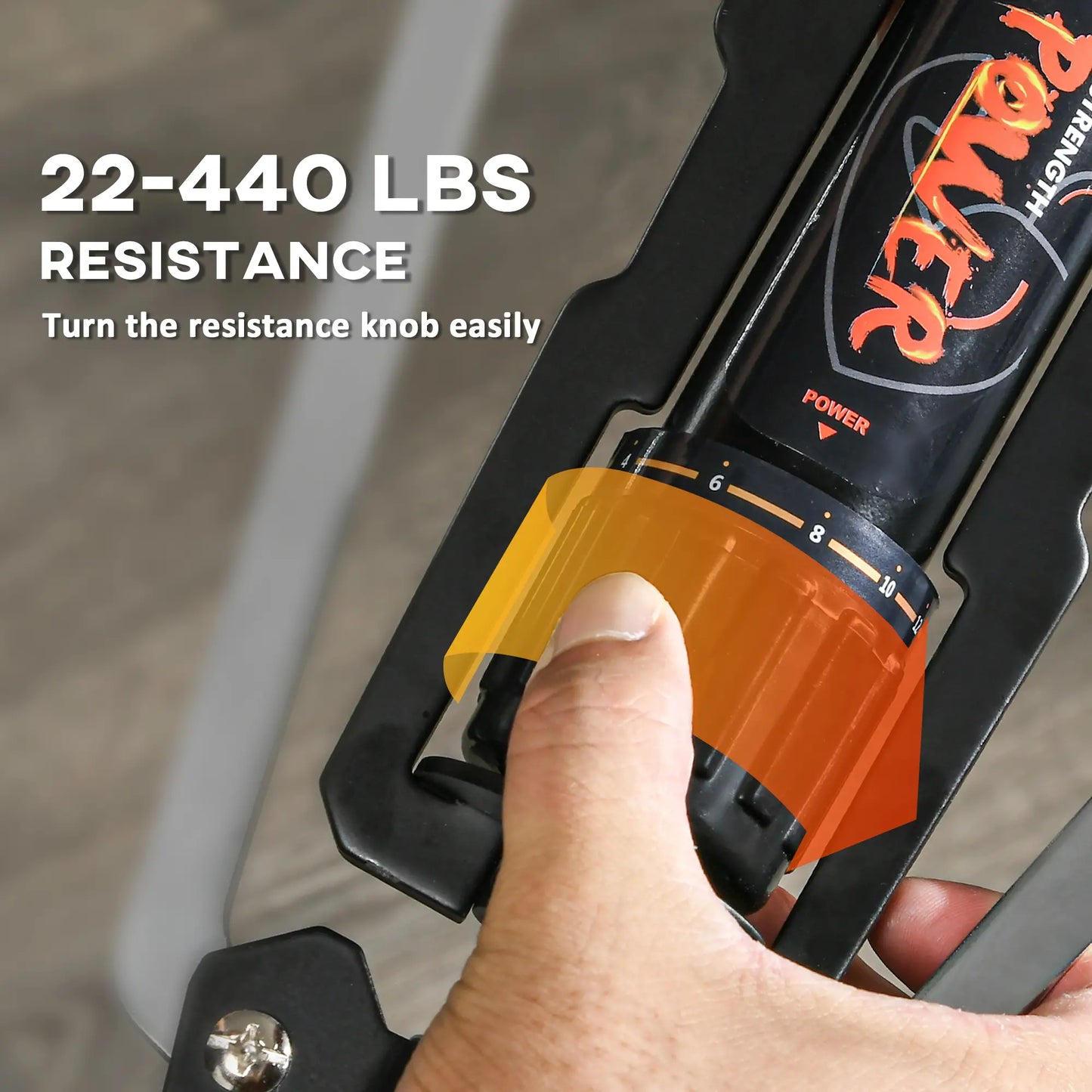 SPORTNOW Twister Arm Exerciser, Adjustable Hydraulic Power Exerciser, Home Chest Expander, Strength Training Fitness Equipment