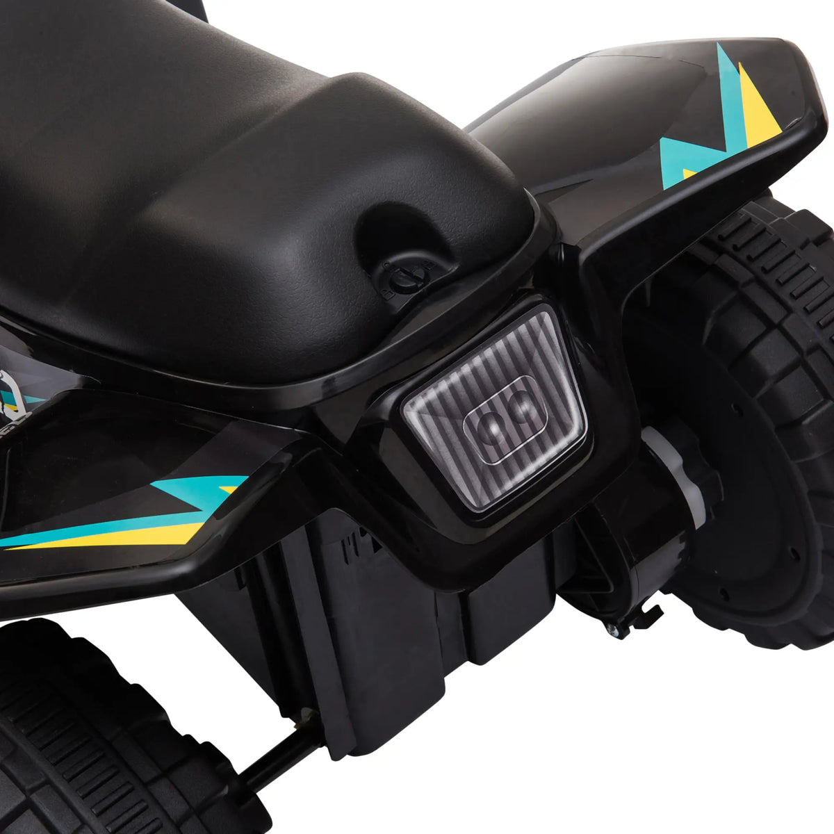 HOMCOM 6V Kids Electric Ride on Car Forward Reverse Functions for Toddlers Aged 18-36 Months, Black